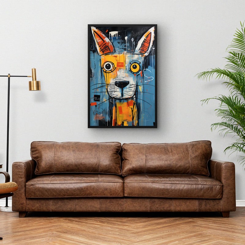 Quadro Decorativo Caricatura Dog