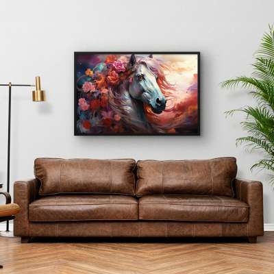 Quadro Decorativo Cavalo Místico