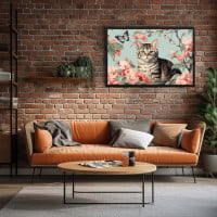 Quadro Decorativo Sweet Cat