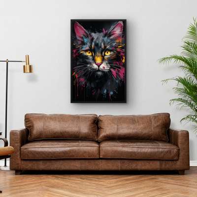 Quadro Decorativo Maine Coon