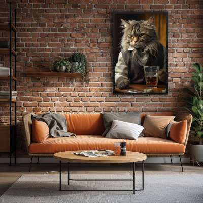 Quadro Decorativo Boss Coon