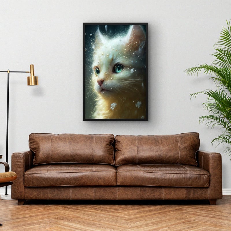 Quadro Decorativo Gatinho Majestoso