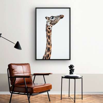 Quadro Decorativo Girafa Imponente