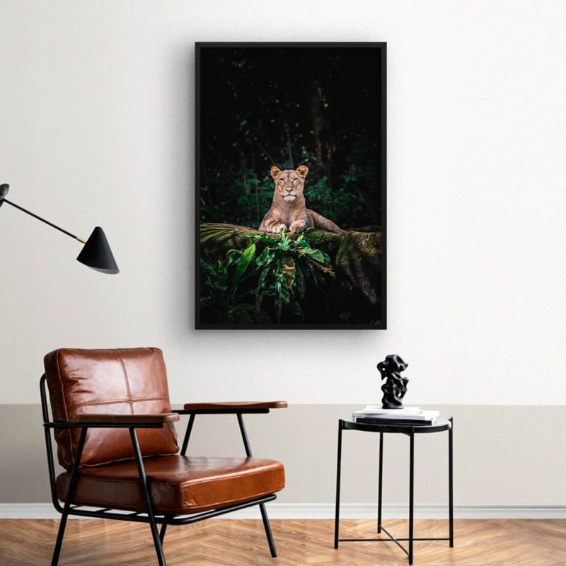 Quadro Decorativo Rainha da Selva