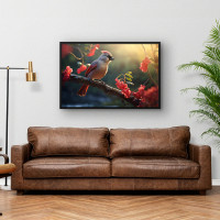 Quadro Decorativo Cardinal Fêmea