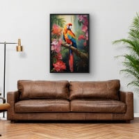 Quadro Decorativo Arara-vermelha