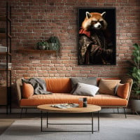 Quadro Decorativo Urso Sanguinário