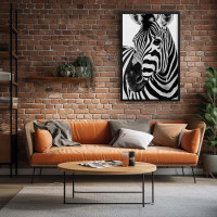 Quadro Decorativo Zebra