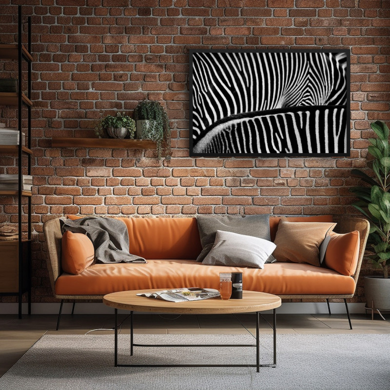 Quadro Decorativo Padrões de Zebras