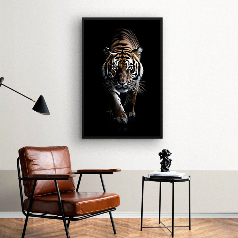 Quadro Decorativo Tigre