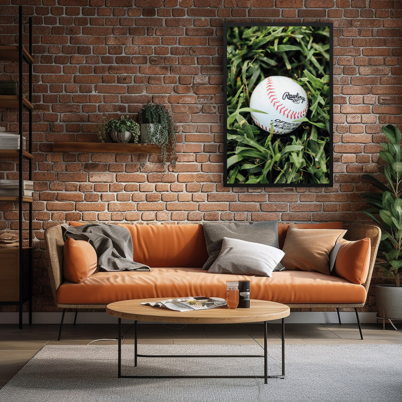 Quadro Decorativo Bola de Beisebol