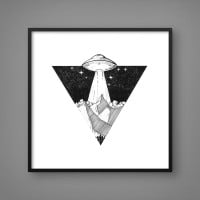 Quadro Decorativo Astronauta Feminina