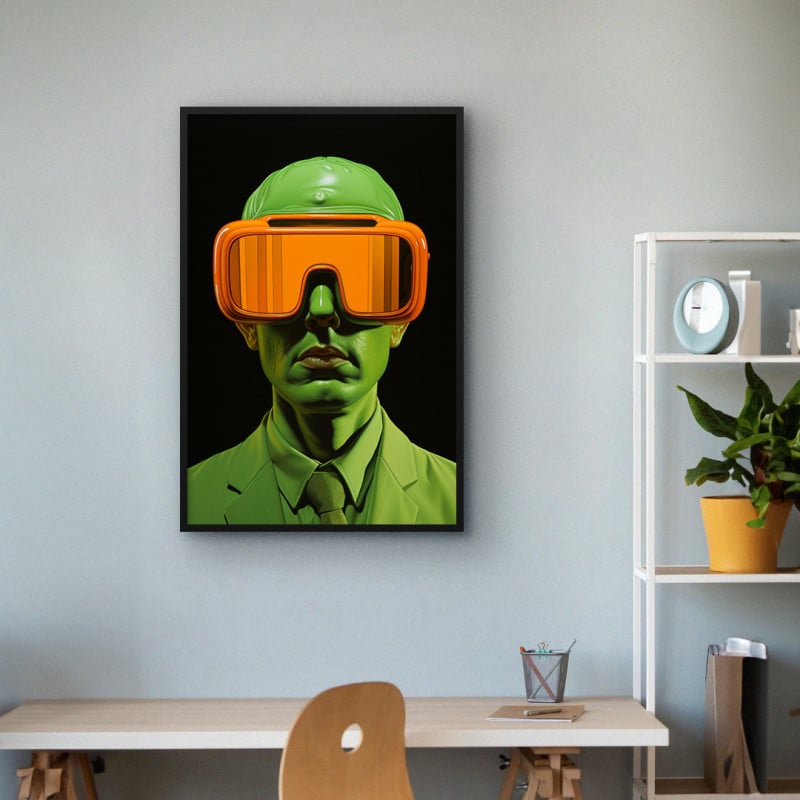 Quadro Decorativo Green Man