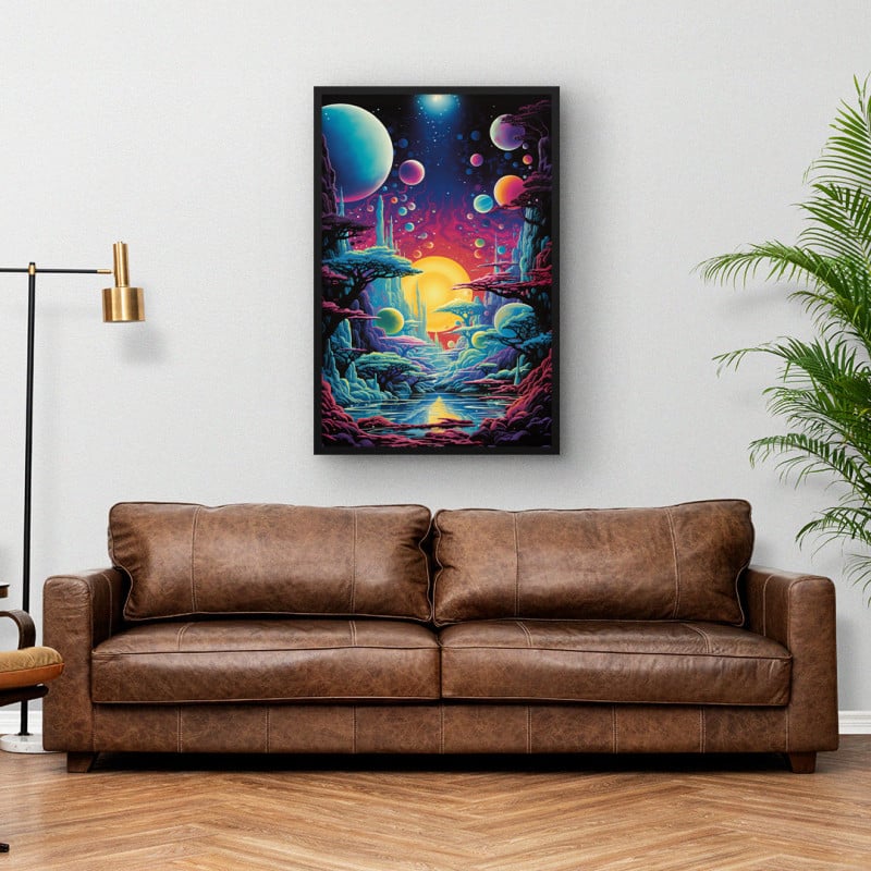 Quadro Decorativo Floresta Planetária