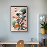 Quadro Decorativo Bolhas de Sonho