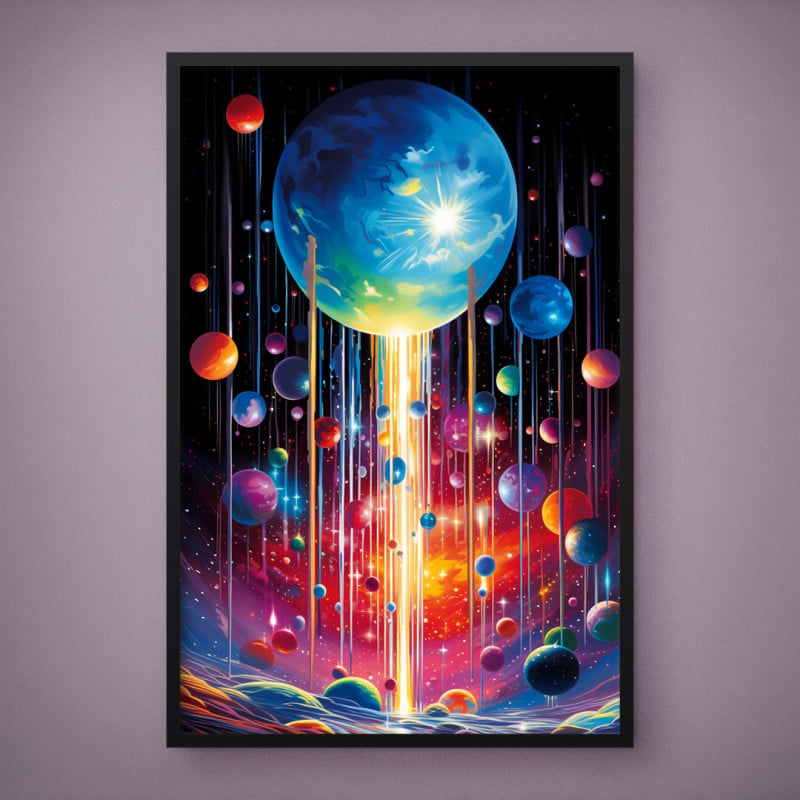 Quadro Decorativo Planetas & Astros