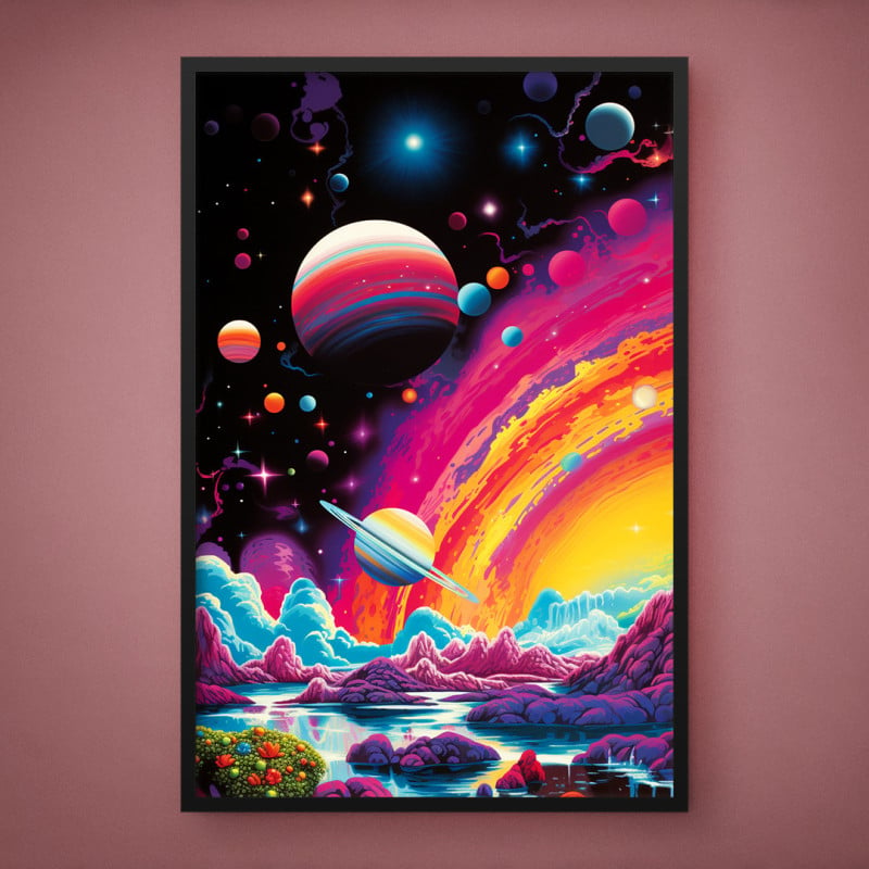 Quadro Decorativo Natureza e o Cosmos