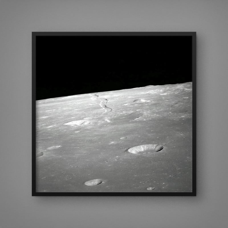 Quadro Decorativo Superfície Lunar