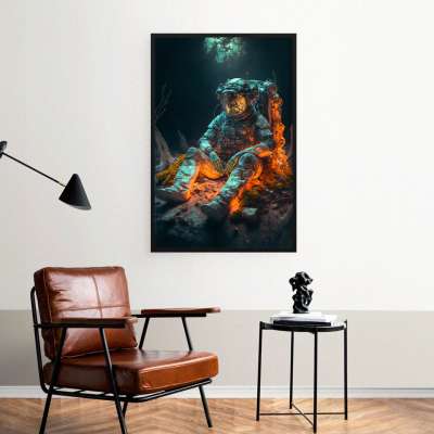 Quadro Decorativo EMU Submersa