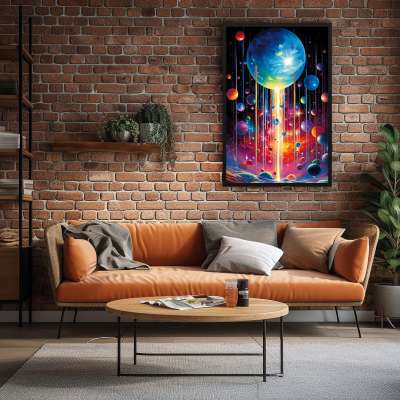 Quadro Decorativo Planetas & Astros