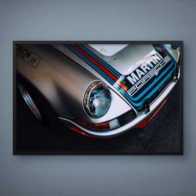 Quadro Decorativo Porsche Martini