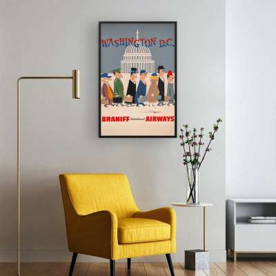 Quadro Decorativo Washington