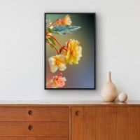 Quadro Decorativo Flores Amarelas