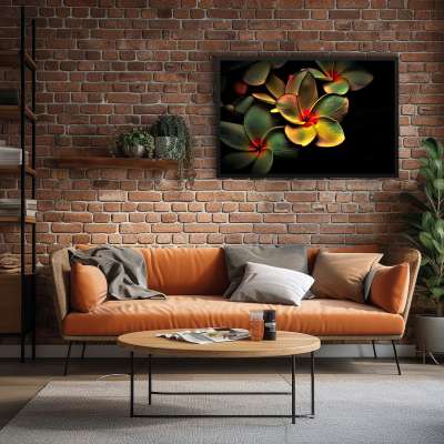 Quadro Decorativo Flor Frangipani