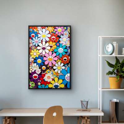 Quadro Decorativo Flores Smile