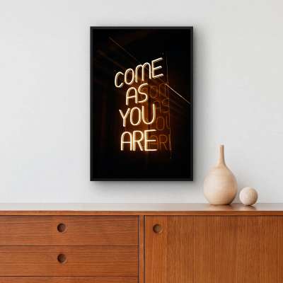 Quadro Decorativo Come As You Are