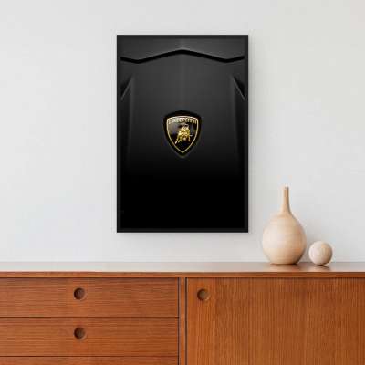 Quadro Decorativo Símbolo da Lamborghini