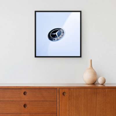 Quadro Decorativo Emblema Mercedes-Benz