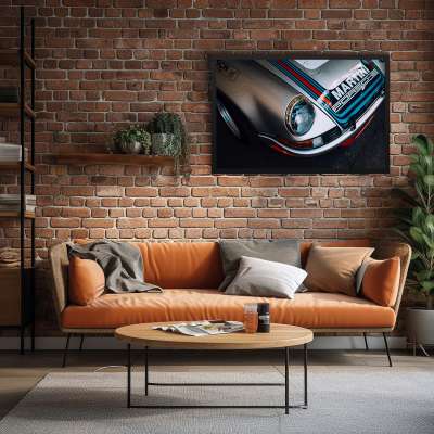 Quadro Decorativo Porsche Martini