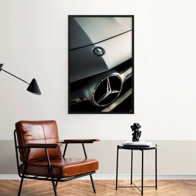 Quadro Decorativo Emblemas Mercedes-Benz