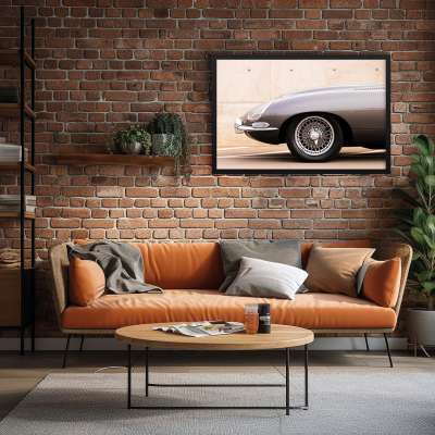 Quadro Decorativo Jaguar Classic