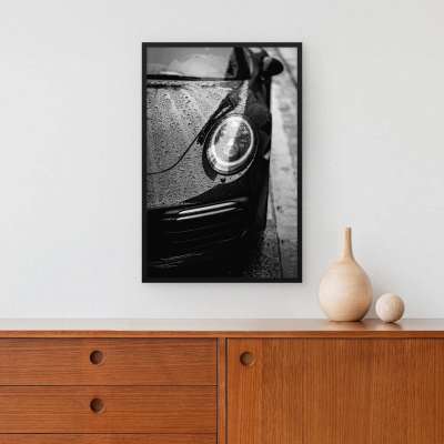 Quadro Decorativo Porsche 911 P&B