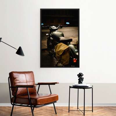 Quadro Decorativo Motocicleta Royal Enfield