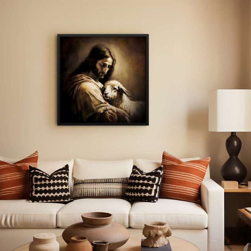 Quadro Decorativo Cordeiro de Deus