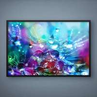 Quadro Decorativo Sea ​​Wave Vaporwave