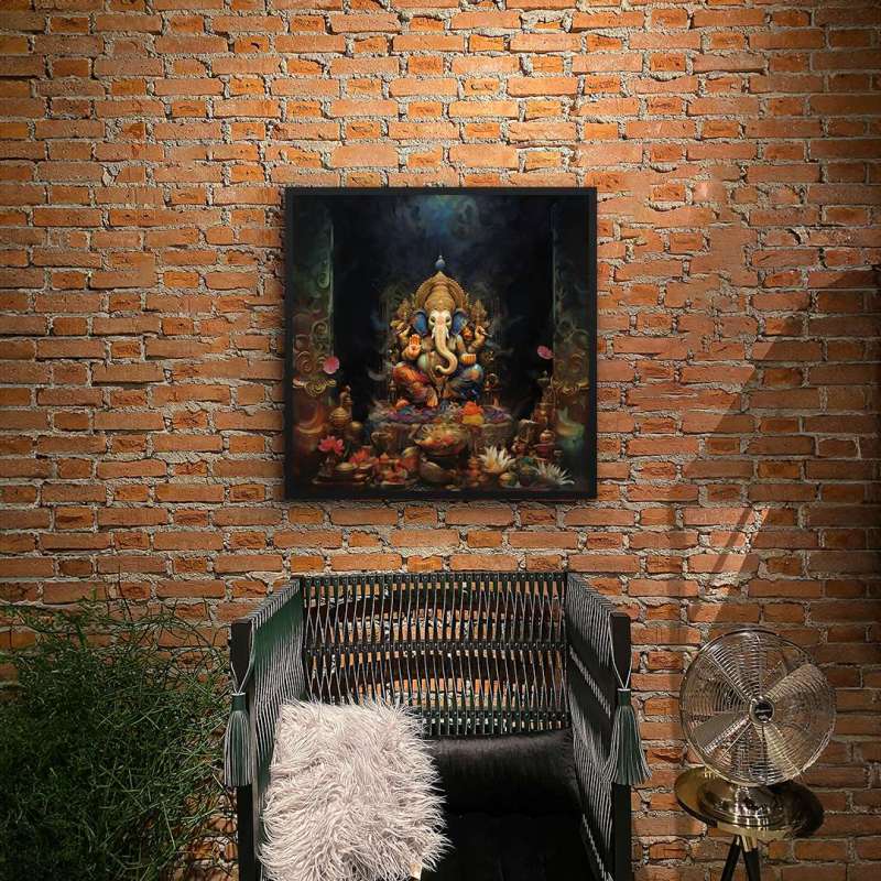 Quadro Decorativo Ganesha