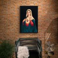 Quadro Decorativo Sagrado Coração de Maria