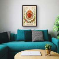 Quadro Decorativo Sagrado Coração