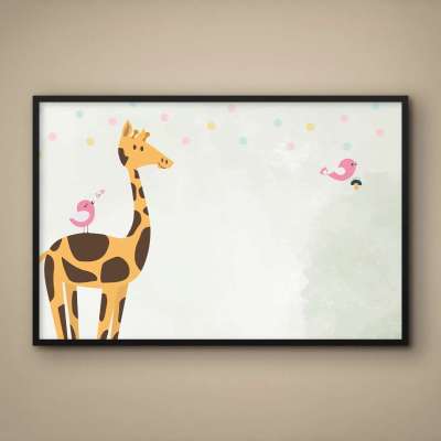 Quadro Decorativo Interações Animais