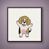 Quadro Decorativo Buldogue