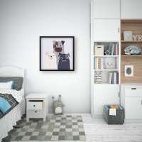 Quadro Decorativo Infantil Doguinhos