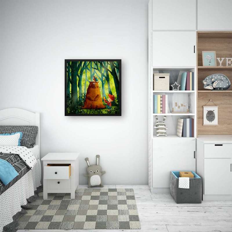 Quadro Decorativo Quer Brincar?